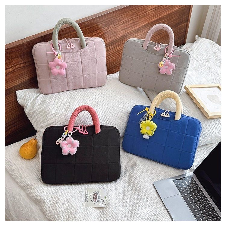 Glowli™ Plush Laptop Tote (14-Inch)