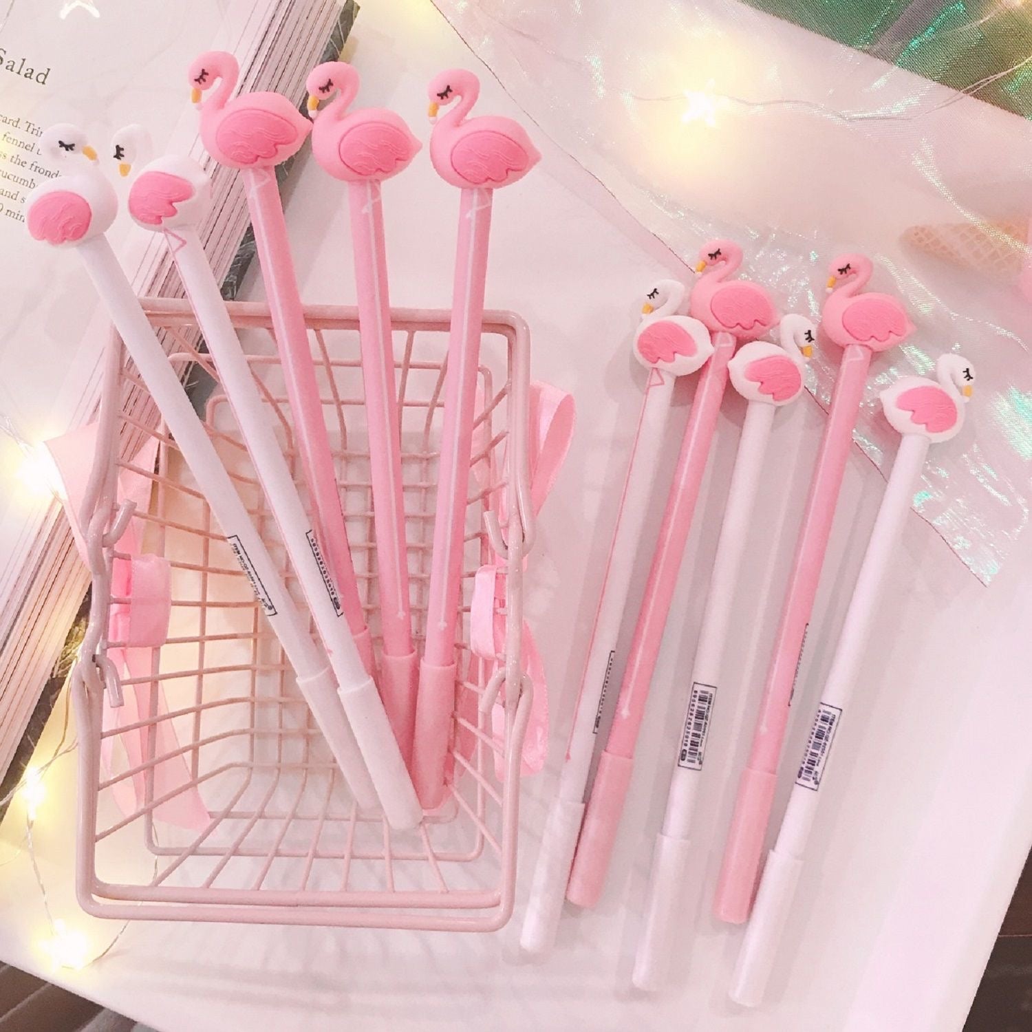Glowli™ Flamingo Gel Pen Set