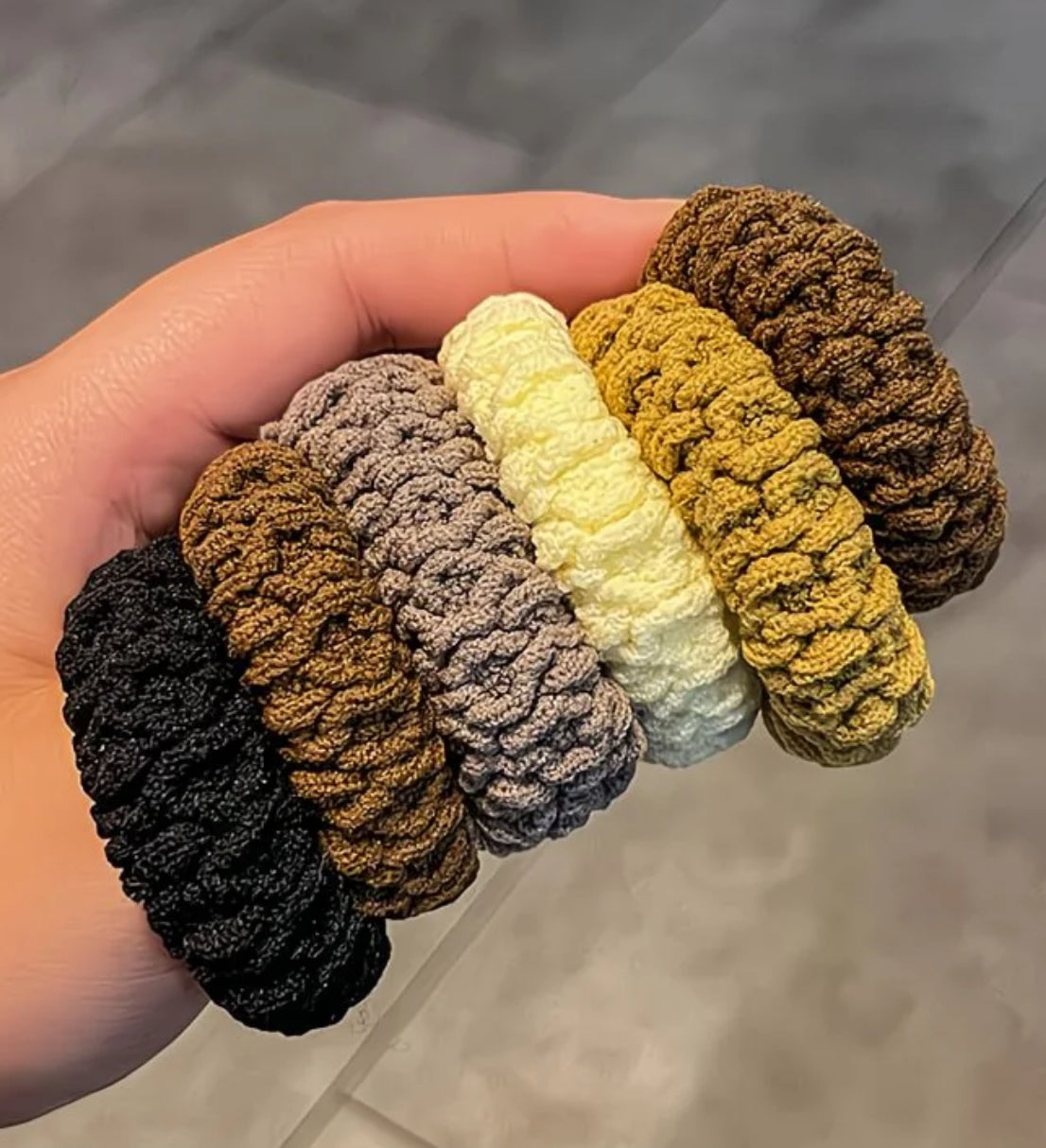 Soft Grip Elastic Hair Ring Set