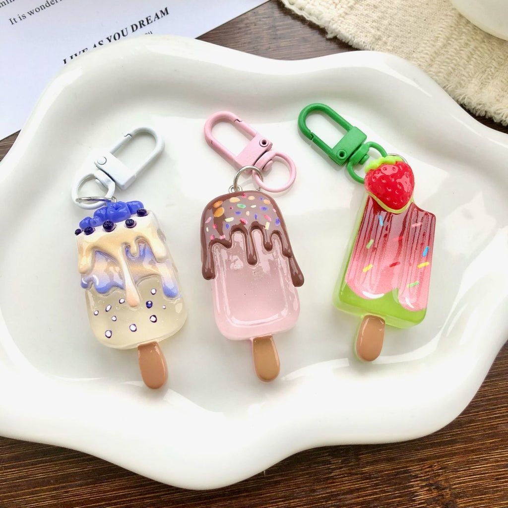 Mini Ice Cream Pop Keychain Set™