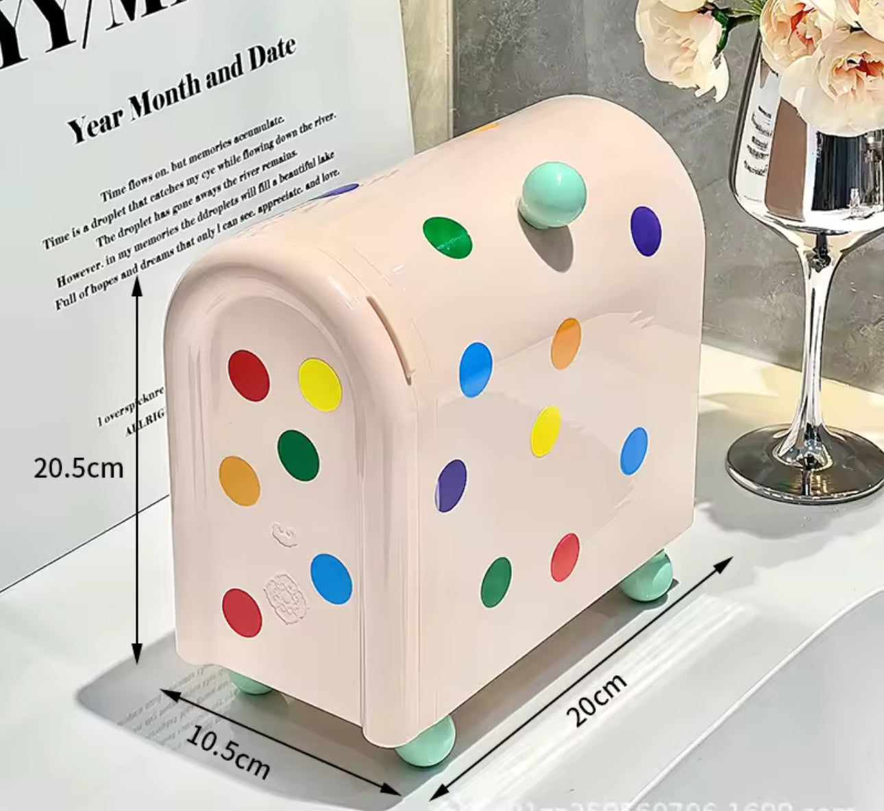 Glowli™ Polka Dot Organizer Box