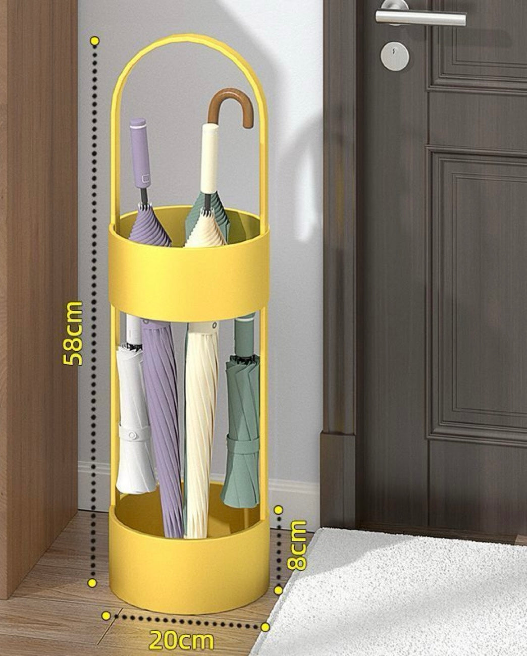 Glowli™ Minimalist Metal Umbrella Stand