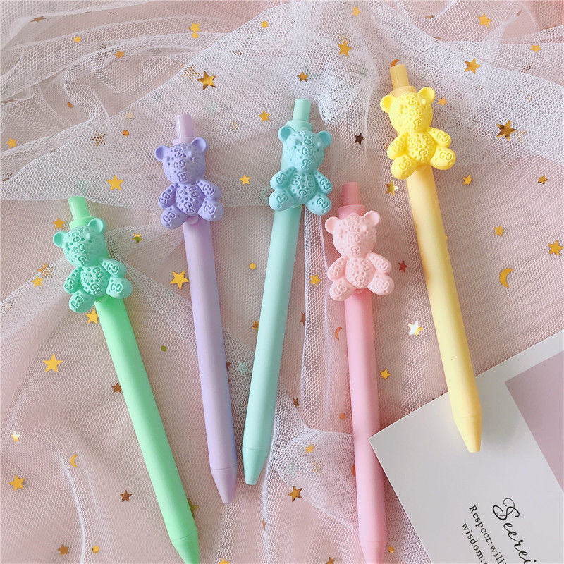 Glowli™ Pastel Teddy Pen Set