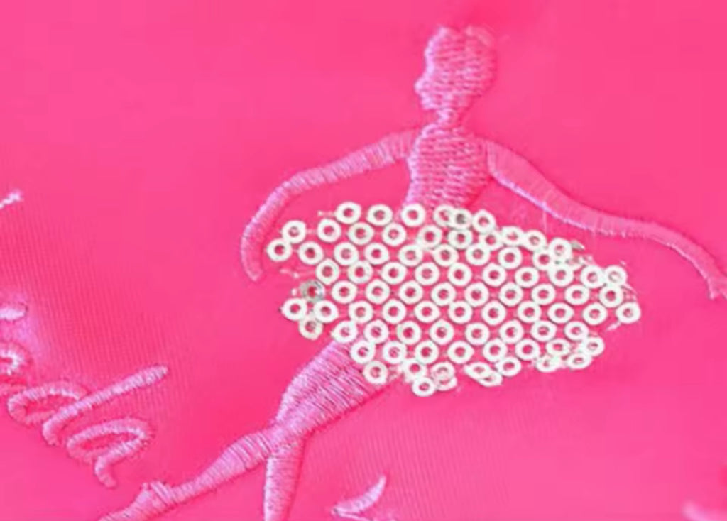 Glowli Ballerina Satin Dance Bag