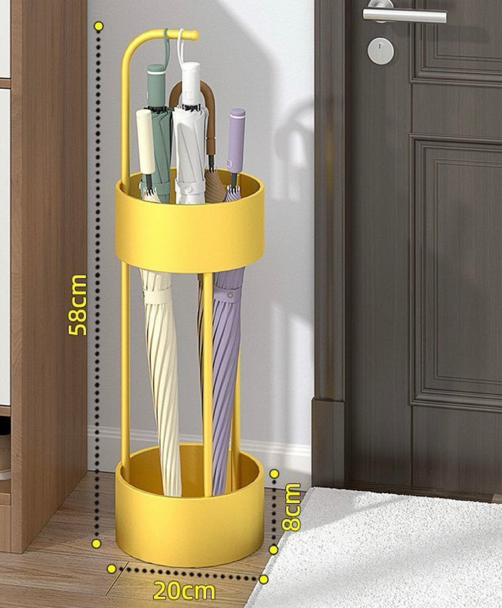 Glowli™ Minimalist Metal Umbrella Stand