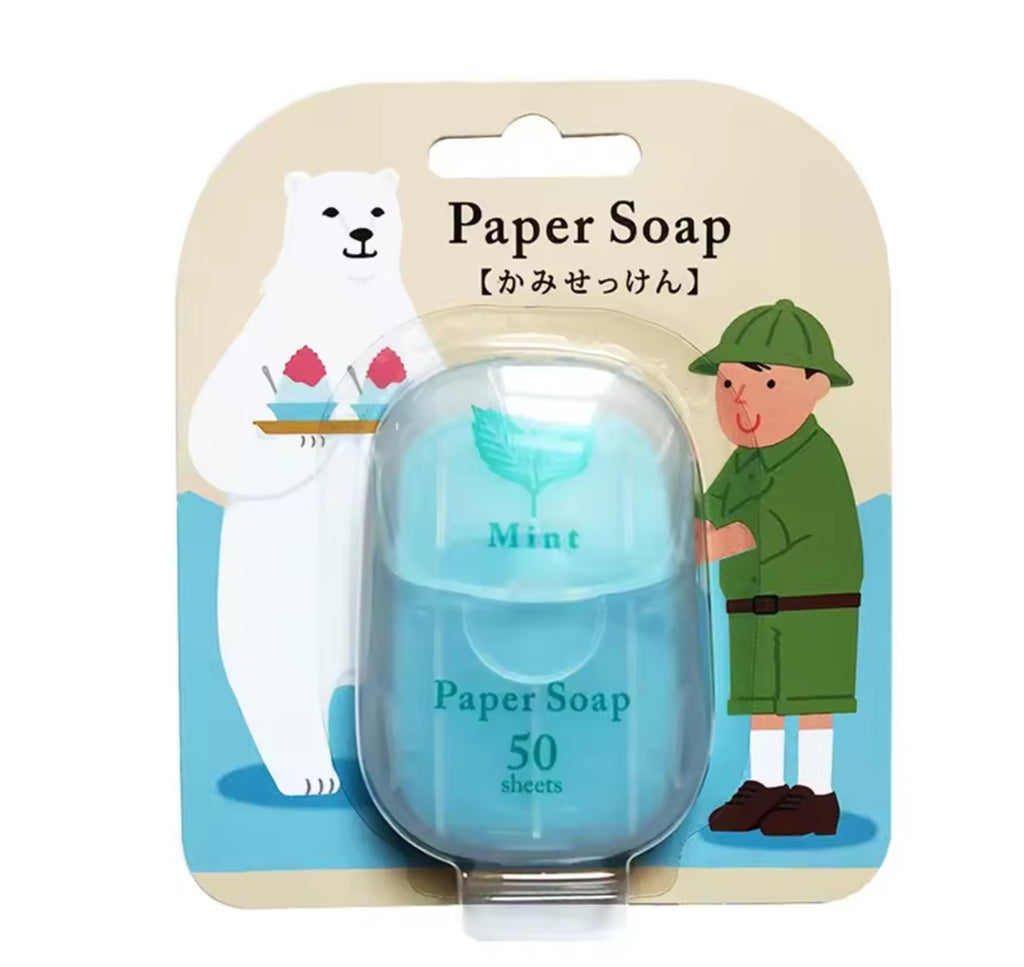 Glowli Pocket Paper Soap – 50 Sheets of Fresh, On-the-Go Clean