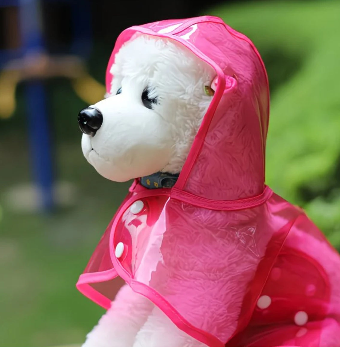 Glowli Pet Raincoat - Transparent Comfort Edition