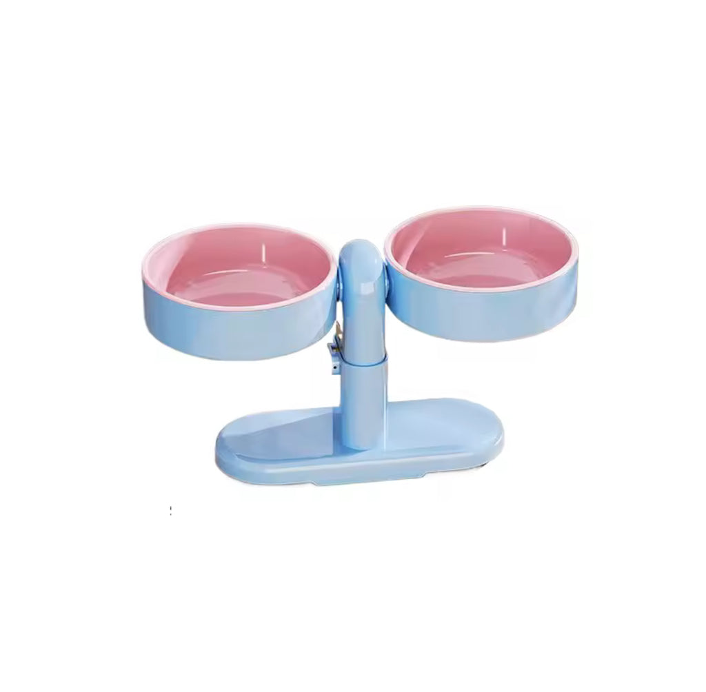 LiftEase™ Adjustable Double Pet Bowl Set