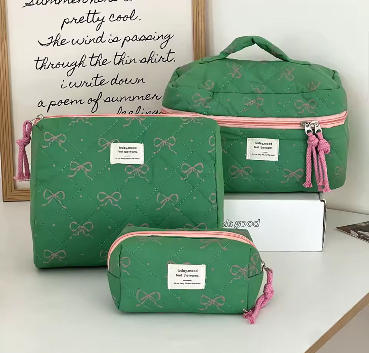 Bloom Voyage Quilted Travel Set