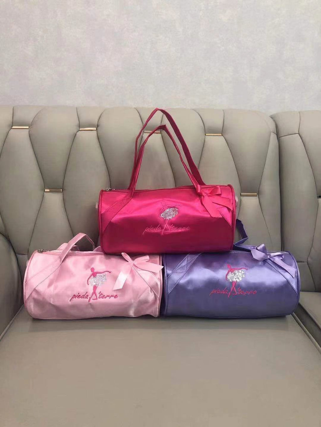 Glowli Ballerina Satin Dance Bag