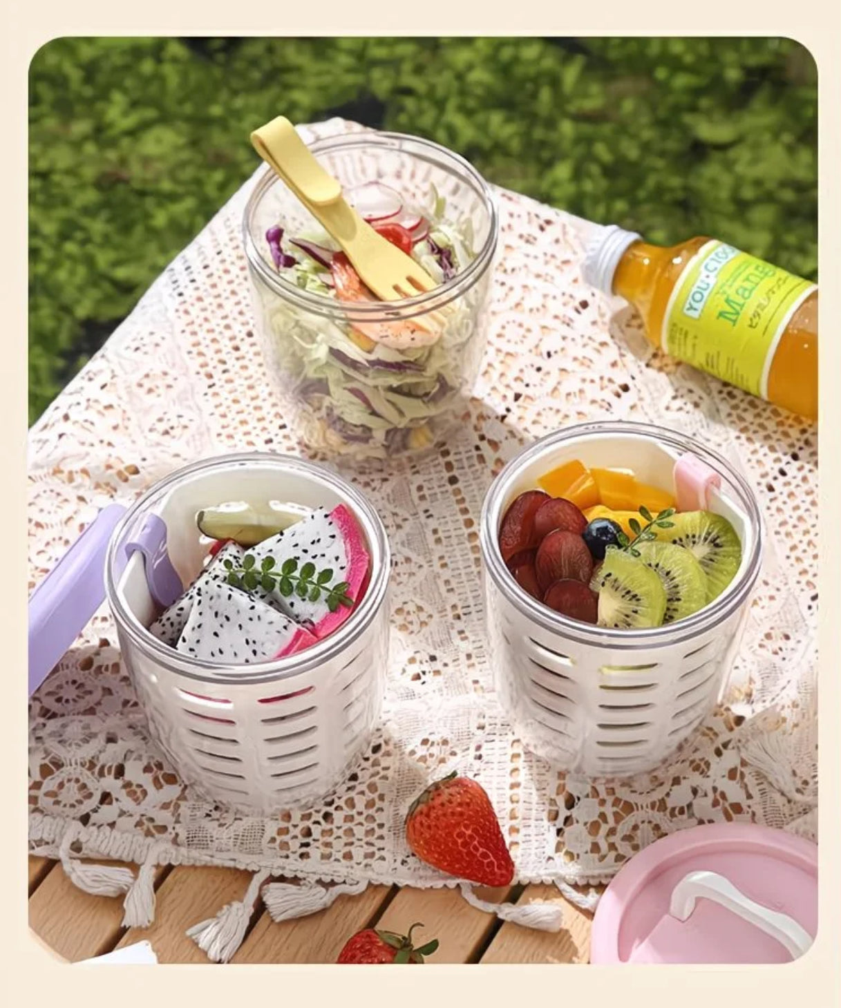 Glowli Fresh Life Salad & Fruit Cup