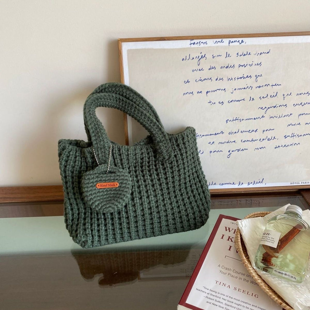 Glowli Cozy Knit Tote Bag