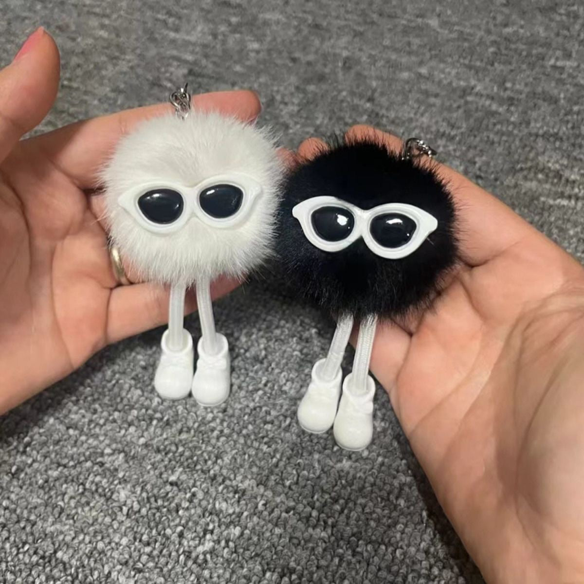 Fuzzy Friends Keychain Collection