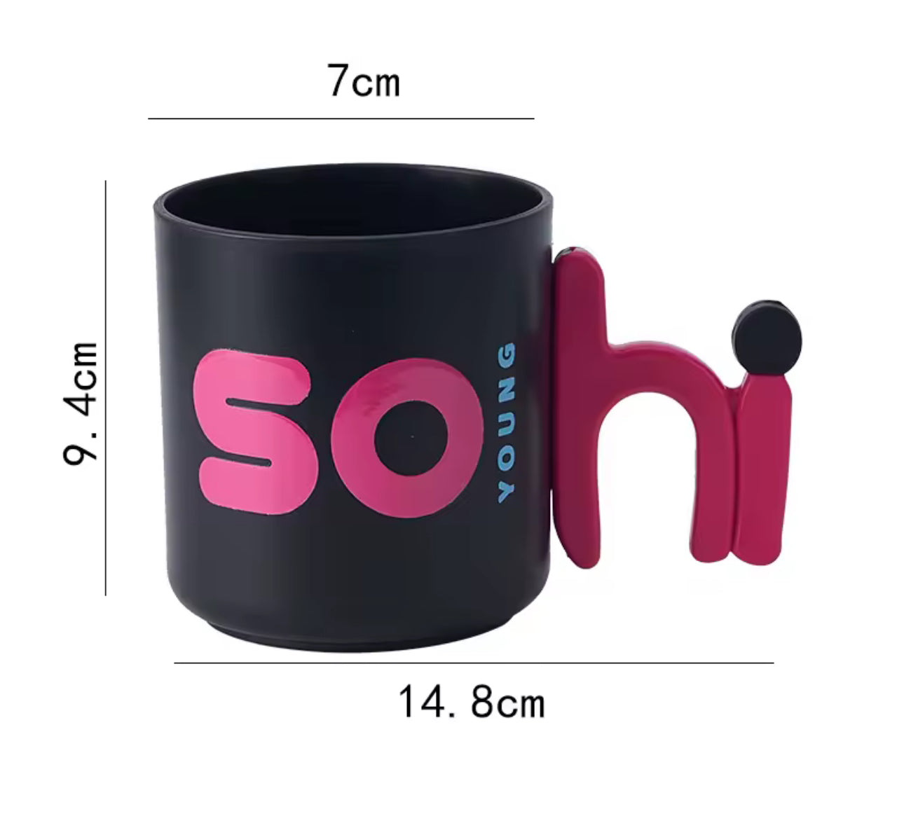Glowli  SO YOUNG Mug Collection 3-Piece Set