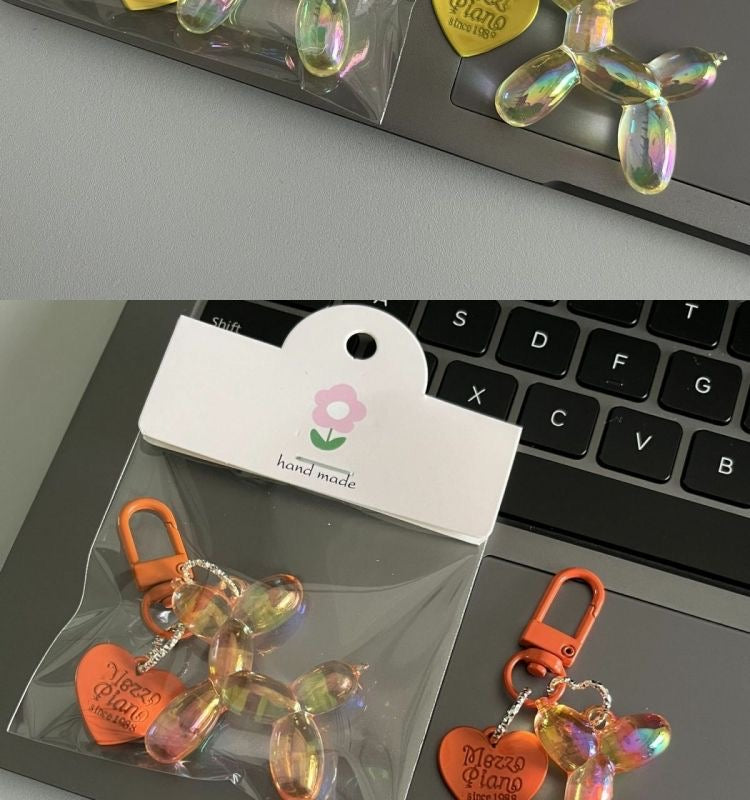 Crystal Pup Keychain Collection