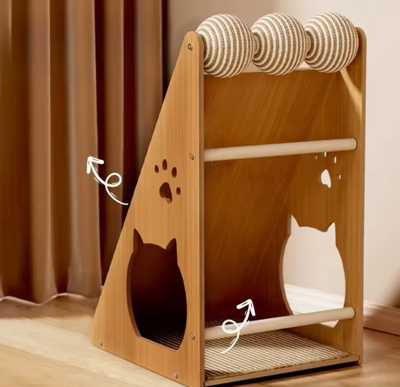 WhiskerWood™ Cat Tower