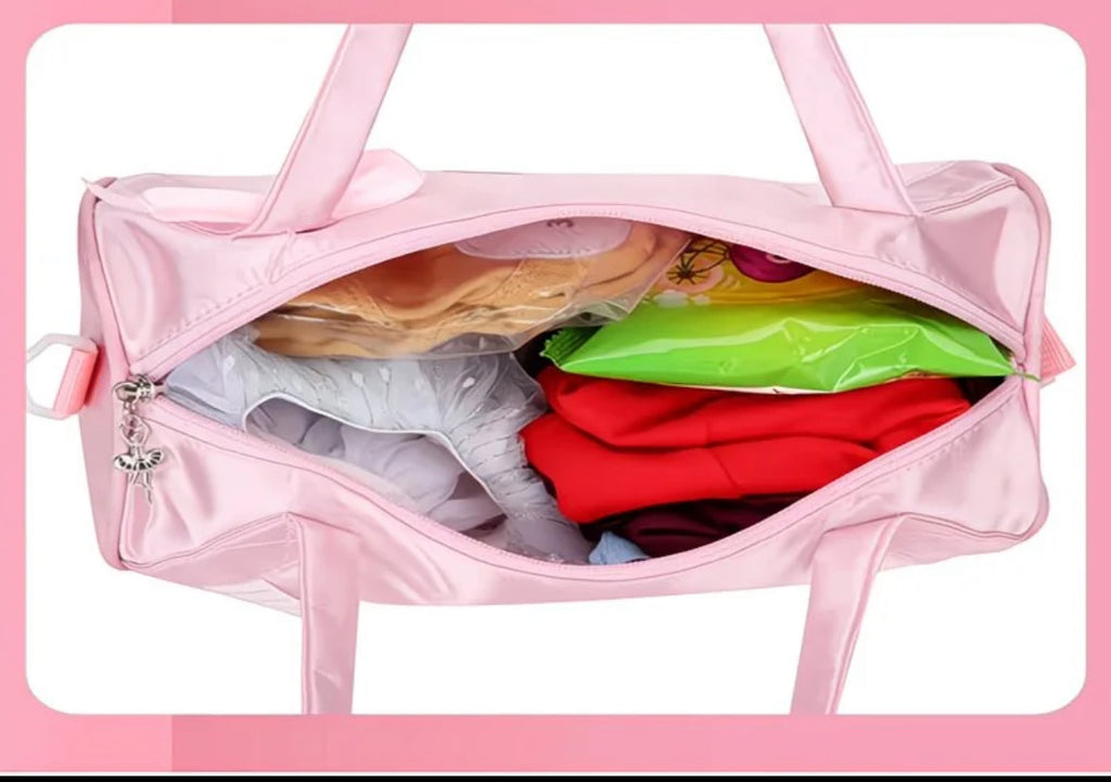 Glowli Ballerina Satin Dance Bag