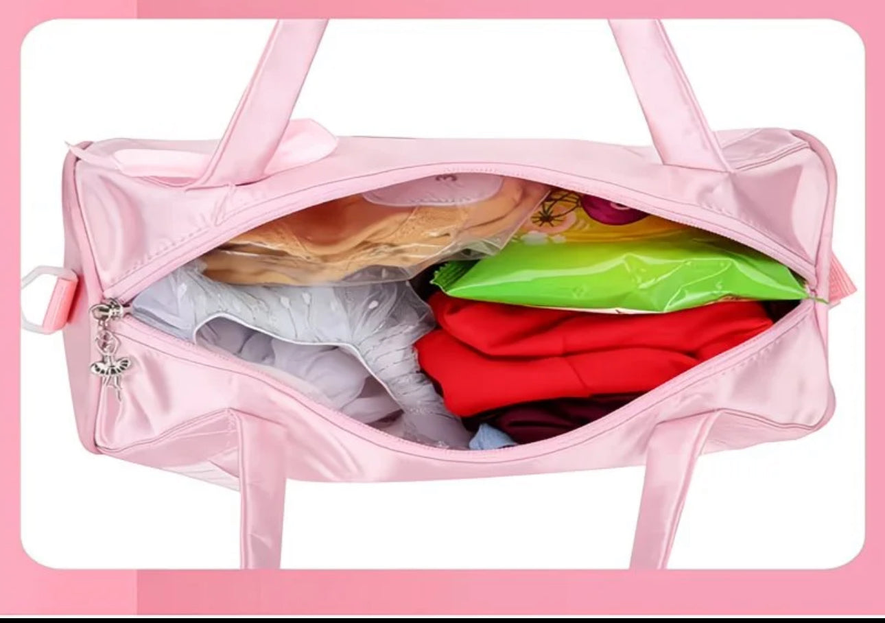 Glowli Ballerina Satin Dance Bag