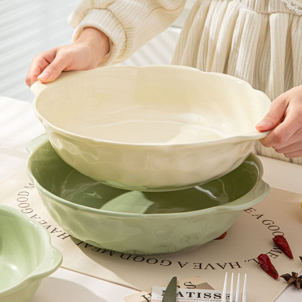 Pastel Harmony Ceramic Bowl Set Complete Collection (3 pcs)