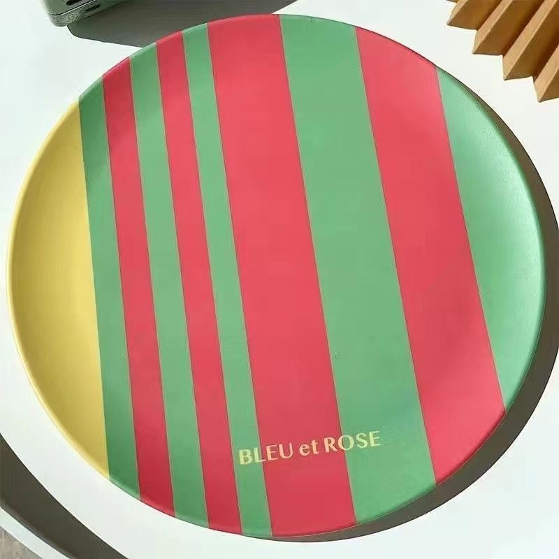 Glowli Art Plate Collection - Bleu et Rose Edition.