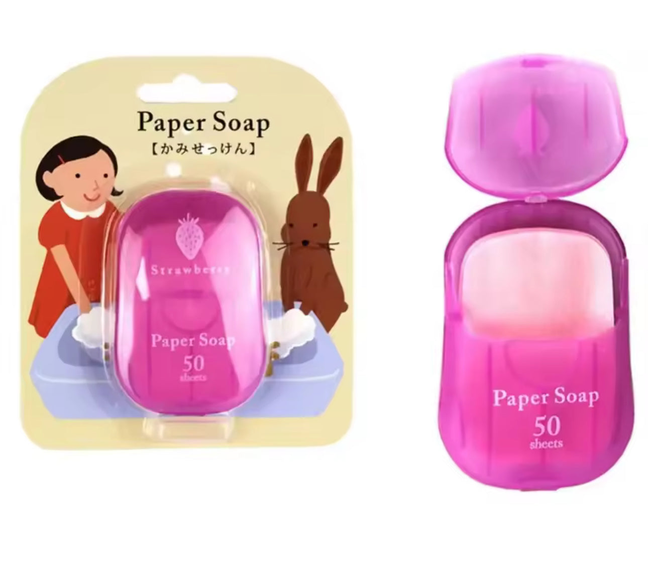 Glowli Pocket Paper Soap – 50 Sheets of Fresh, On-the-Go Clean