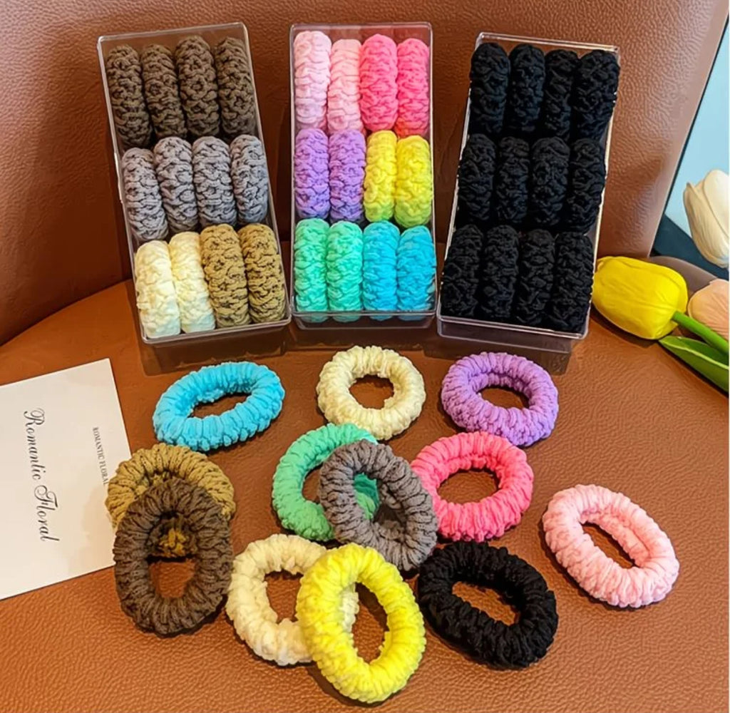 Soft Grip Elastic Hair Ring Set