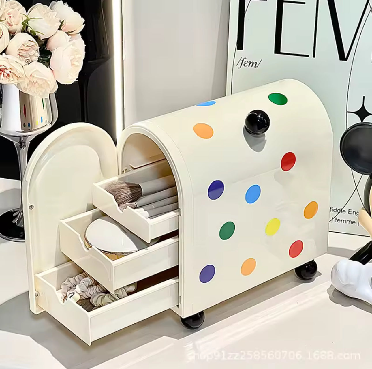 Glowli™ Polka Dot Organizer Box