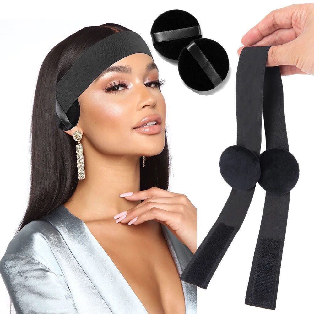 Glowli Edge Melt Band™ with Ear Protectors for Lace Wigs