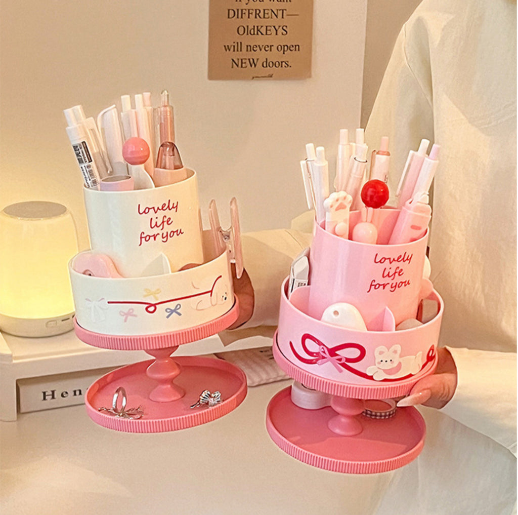 LovelySpin™ 360° Desk Organizer