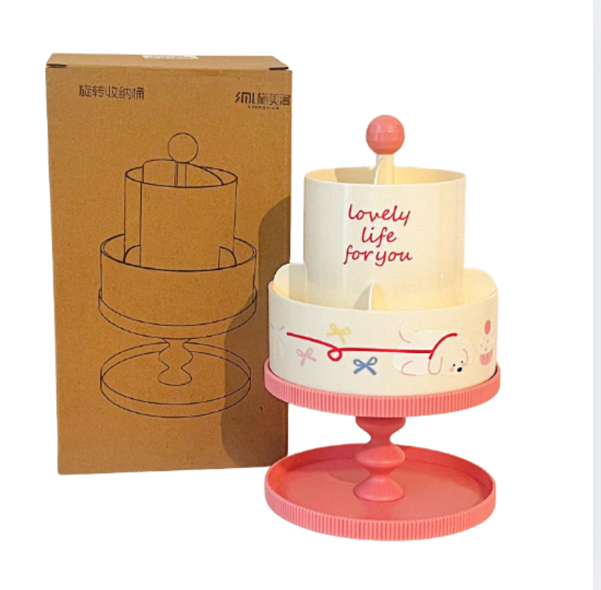 LovelySpin™ 360° Desk Organizer