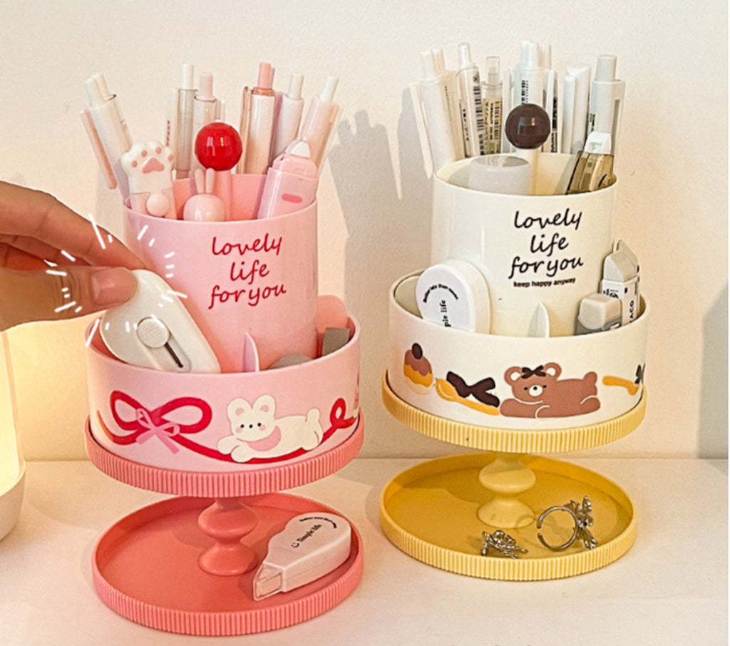 LovelySpin™ 360° Desk Organizer