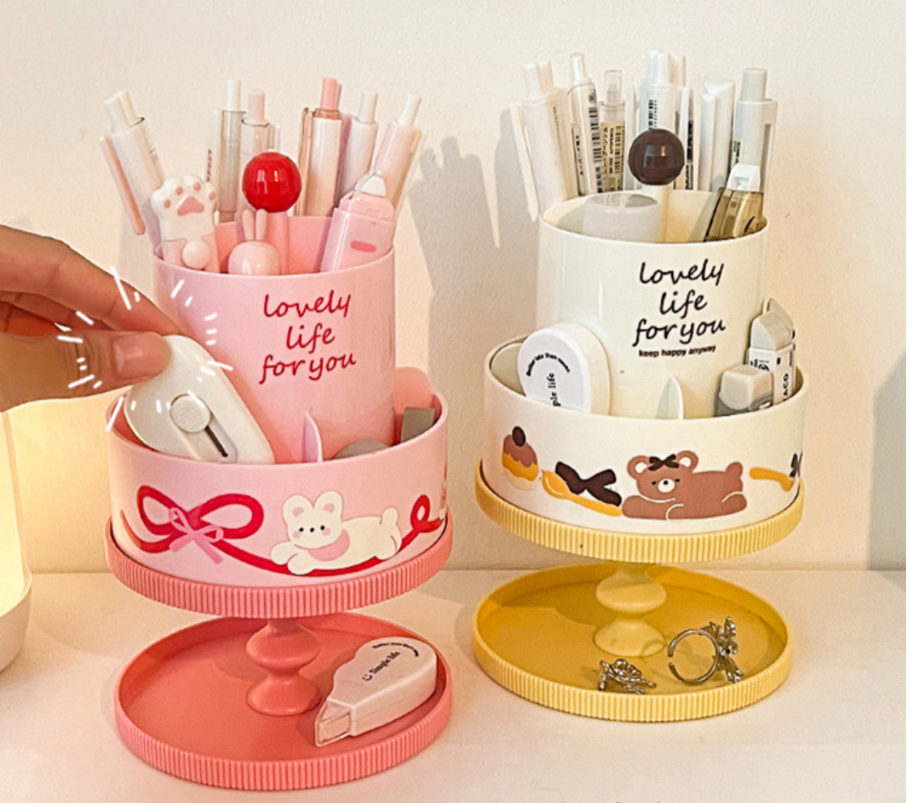 LovelySpin™ 360° Desk Organizer