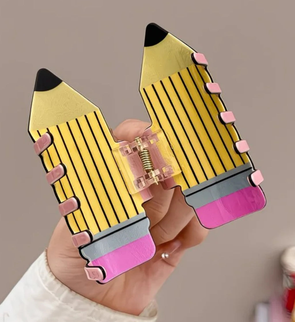 Pencil Pop Hair Claw Clip Set™