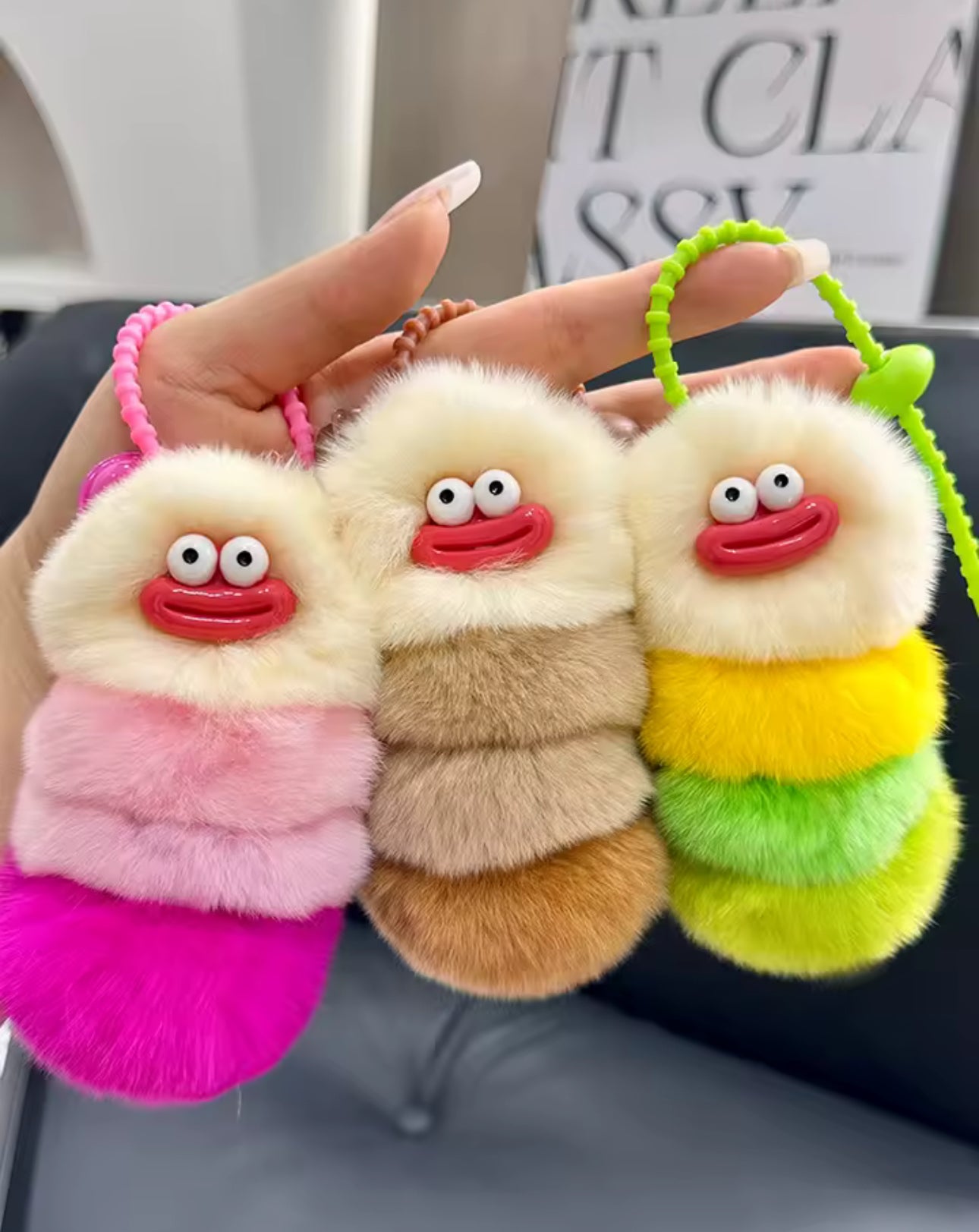 Glowli Duo Set- Rainbow & Classic Plush Keychains