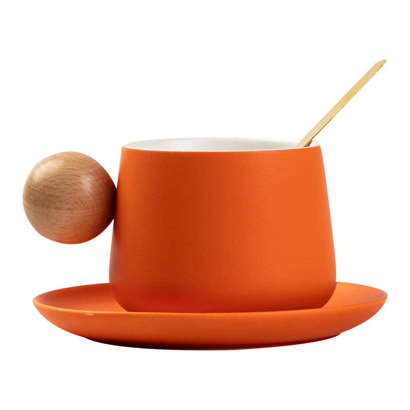 ✨ Glowli™ Nordic Wooden Handle Cup Set