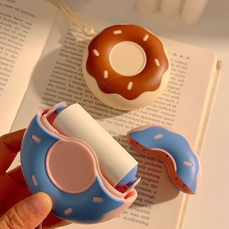 Glowli Donut Tape Dispenser (with 3 Rolls)