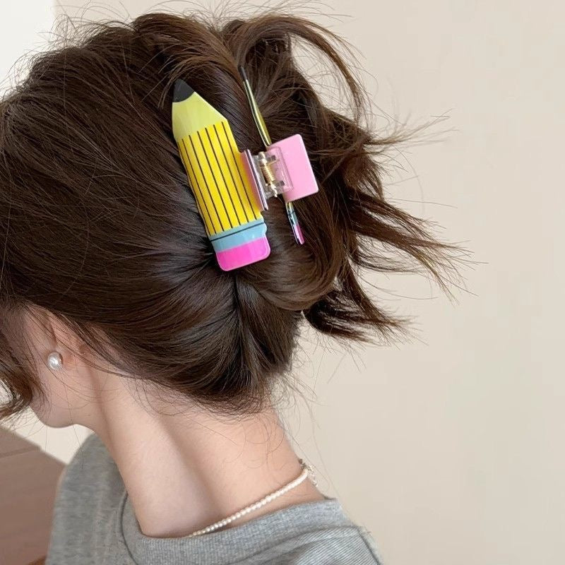 Pencil Pop Hair Claw Clip Set™